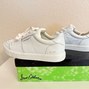 Sam Edelman White leather Sneakers, size 8 , new with box